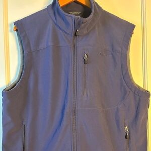 LL Bean | Men's performance zippered vest | Large | Navy | Lined windbreaker|